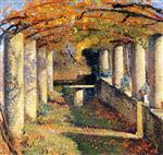 Henri Martin  - Bilder Gemälde - La Pergola a Marquayrol