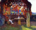 Henri Martin  - Bilder Gemälde - La Pergola