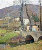 Henri Martin  - Bilder Gemälde - Labastide du Vert Village