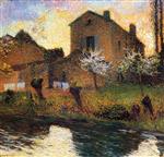 Henri Martin  - Bilder Gemälde - Labastide du Vert, la maison de Marie-Louise