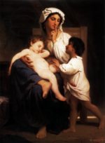 William Bouguereau  - paintings - Asleep at last