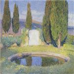 Henri Martin  - Bilder Gemälde - Le Bassin