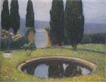 Henri Martin  - Bilder Gemälde - Le Bassin a Labastide du Vert