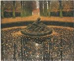 Henri Martin  - Bilder Gemälde - Le Bassin de la Reine a la Versailles