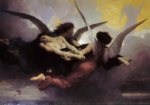 William Bouguereau  - Bilder Gemälde - Die Seele wird in den Himmel getragen