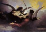 William Bouguereau  - Peintures - L'âme est portée au ciel