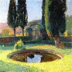 Henri Martin  - Bilder Gemälde - Le Bassin Sud Est de Parc du Marquayrol