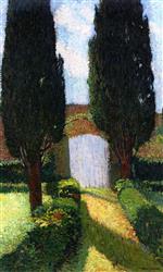 Henri Martin  - Bilder Gemälde - Le Jardin de Marquayrol