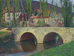 Henri Martin  - Bilder Gemälde - Le Pont de Labastide du Vert