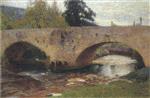 Henri Martin  - Bilder Gemälde - Le Pont du Labastide du Vert