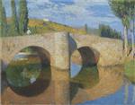 Henri Martin  - Bilder Gemälde - Le Pont du Labastide