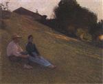 Henri Martin  - Bilder Gemälde - Le Repos