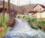 Henri Martin  - Bilder Gemälde - Le Ruisseau, La Bastide du Vert