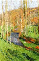 Henri Martin  - Bilder Gemälde - Le Vert en Aval de Labastide-du-Vert