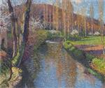 Henri Martin  - Bilder Gemälde - Le Vert en aval de Labastide-du-Vert