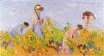 Henri Martin  - Bilder Gemälde - Les Vendanges