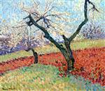 Henri Martin  - Bilder Gemälde - Les Vieux Pruniers