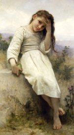 William Bouguereau  - Bilder Gemälde - Kleines Mädchen