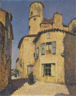 Henri Martin  - Bilder Gemälde - Maisons a Gigouzac