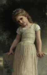 William Bouguereau  - Bilder Gemälde - Kleines Mädchen