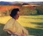 Henri Martin  - Bilder Gemälde - Meditation