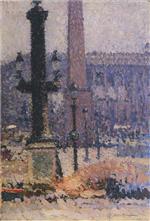 Henri Martin  - Bilder Gemälde - Place de Concorde