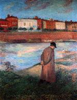 Henri Martin  - Bilder Gemälde - Poete