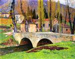 Henri Martin  - Bilder Gemälde - Pont de Labastide du Vert