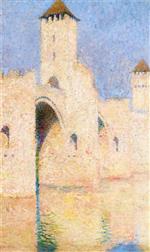 Henri Martin  - Bilder Gemälde - Pont Valentré à Cahors