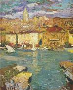 Henri Martin  - Bilder Gemälde - Port de Marseille