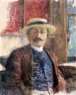 Henri Martin  - Bilder Gemälde - Portrait d'Albert Sarraut