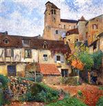 Henri Martin  - Bilder Gemälde - Saint Cirq Lapopie