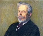 Henri Martin  - Bilder Gemälde - Self portrait