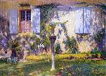 Henri Martin  - Bilder Gemälde - Soleil sur la Facade de Marquayrol