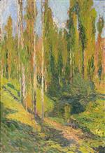 Henri Martin  - Bilder Gemälde - Sous bois