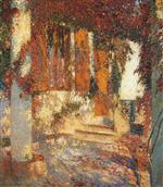 Henri Martin  - Bilder Gemälde - Sous la Pergola