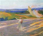 Henri Martin  - Bilder Gemälde - The Song of Orpheus