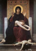 William Bouguereau  - Bilder Gemälde - Heilige Jungfrau