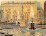 Henri Martin  - Bilder Gemälde - Trafalgar Square, London