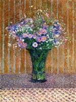 Henri Martin  - Bilder Gemälde - Vase of Flowers