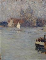 Henri Martin  - Bilder Gemälde - View of Venice