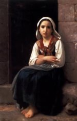 William Bouguereau  - Peintures - Yvonne