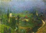 Henri Martin  - Bilder Gemälde - Vue de Labastide du Vert