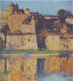 Henri Martin  - Bilder Gemälde - Vue de Puy l Eveque