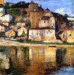 Henri Martin  - Bilder Gemälde - Vue de Puy l Eveque