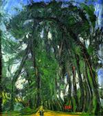 Chaim Soutine - Bilder Gemälde - Alley of Trees