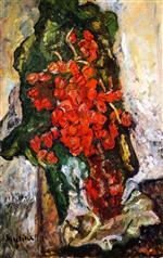 Chaim Soutine - Bilder Gemälde - Bouquet of Flowers