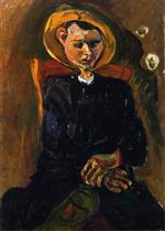 Chaim Soutine - Bilder Gemälde - Boy with Yellow Hat