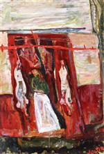 Chaim Soutine - Bilder Gemälde - Butchers Meat Rack