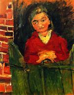 Chaim Soutine  - Bilder Gemälde - Farm Girl